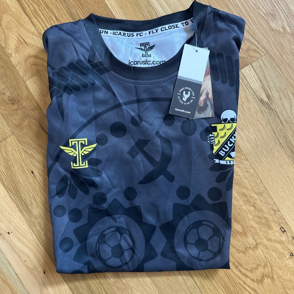 NWT Bucky's Banana Bangers Gray Jersey Size Medium - Picture 5 of 5